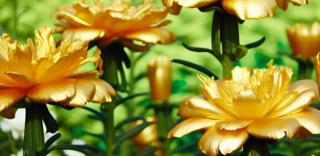 Guld blommor